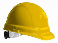 Casco Amarillo TRUPER con Matraca