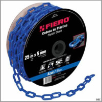 Cadena Plastico Azul 5mm